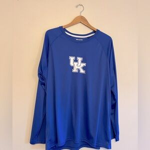 University of Kentucky UK Wildcats Champion Blue Long Sleeve Mens XL Shirt